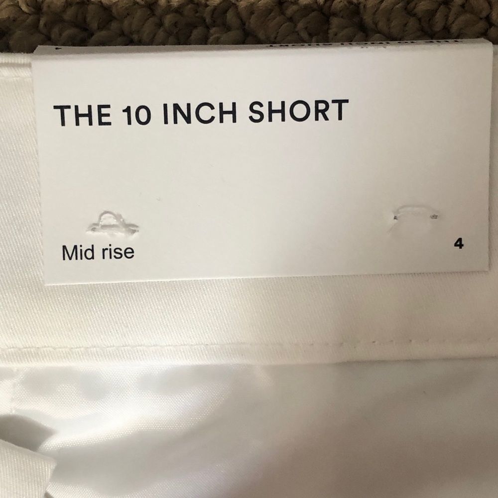 Ann Taylor Factory White Midrise Shorts, Size 4 - Picture 3 of 6